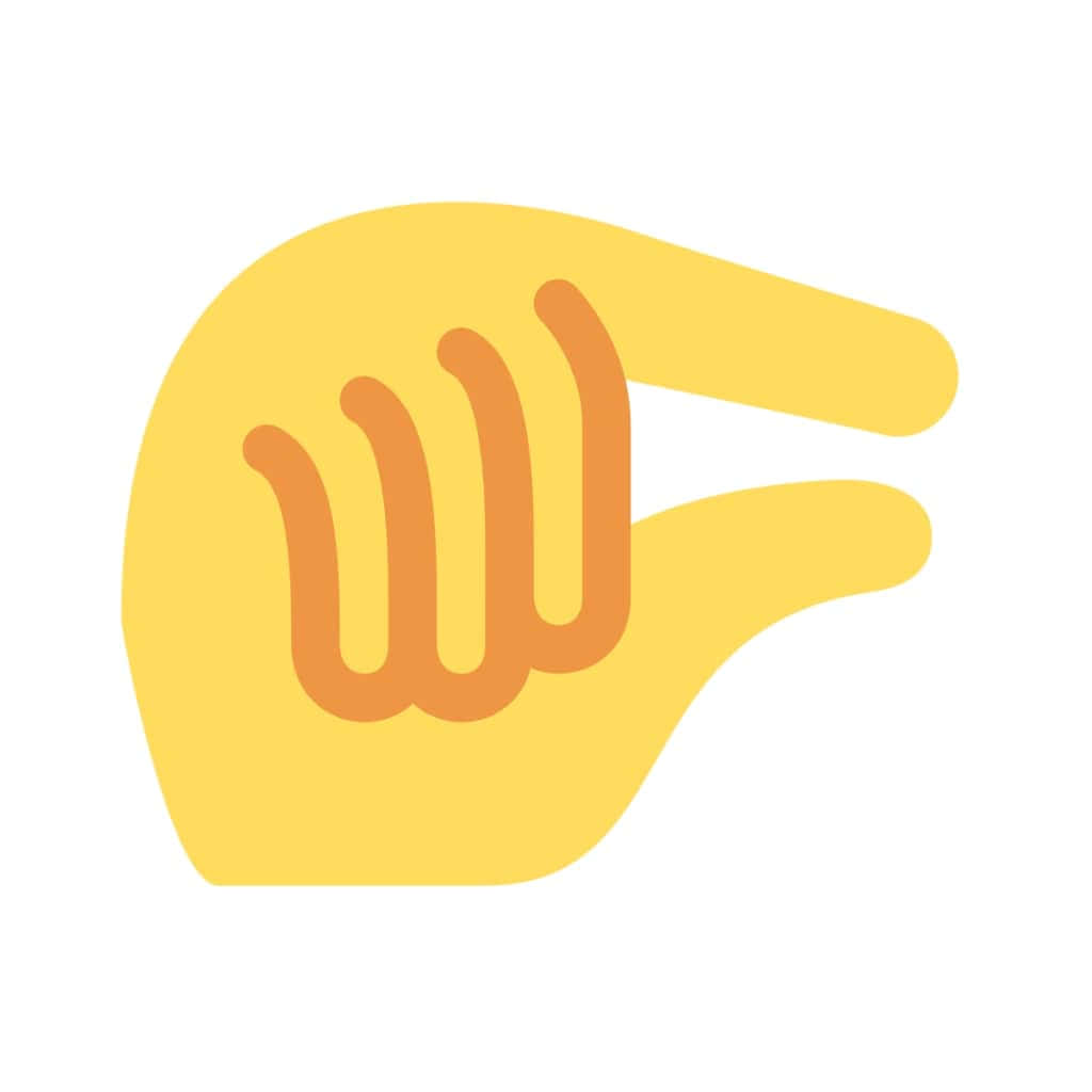 Negligible Gesture Sign Yellow Emoji Wallpaper