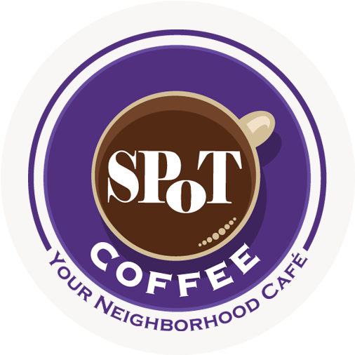 Neighborhood Cafe Coffee Logo PNG