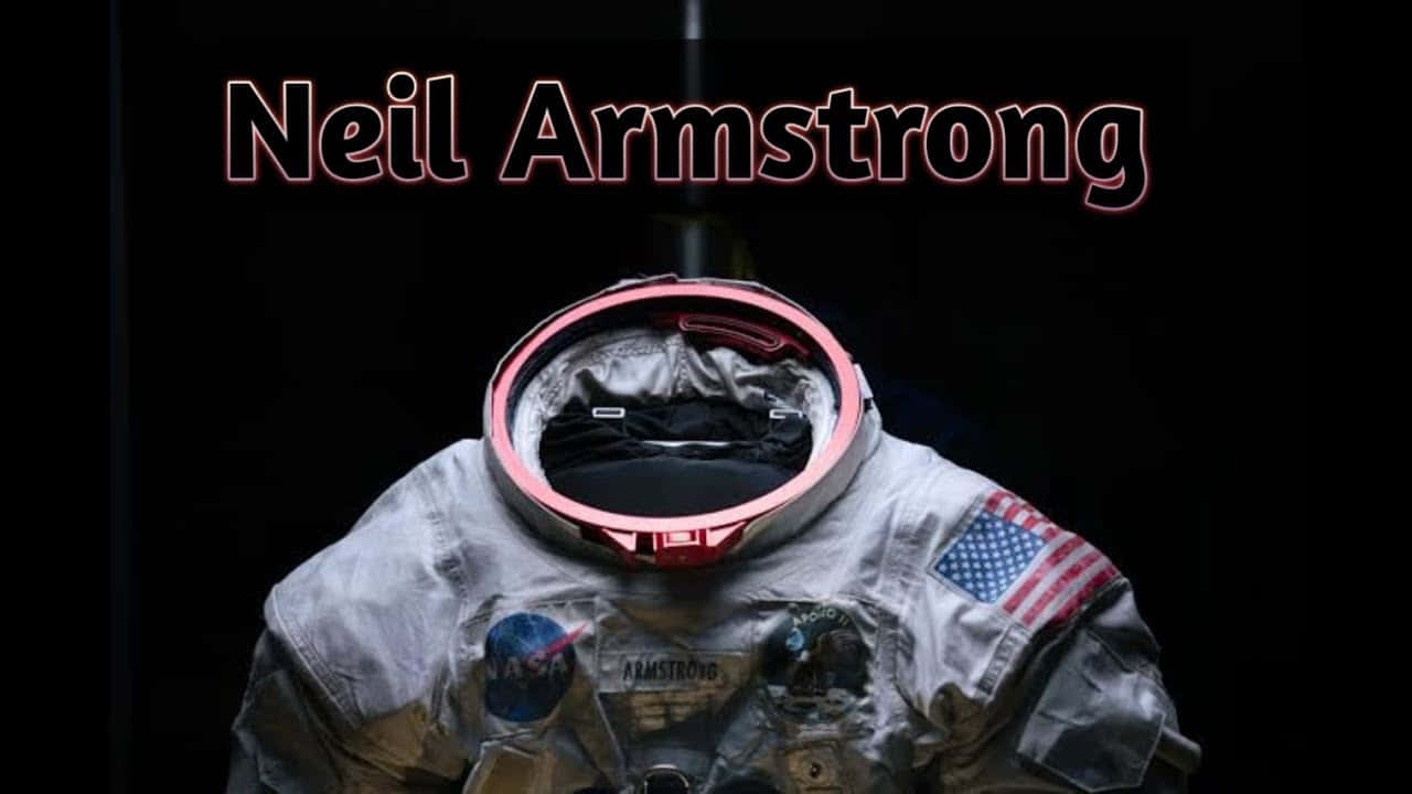 Neil Armstrong Spacesuit Display Wallpaper
