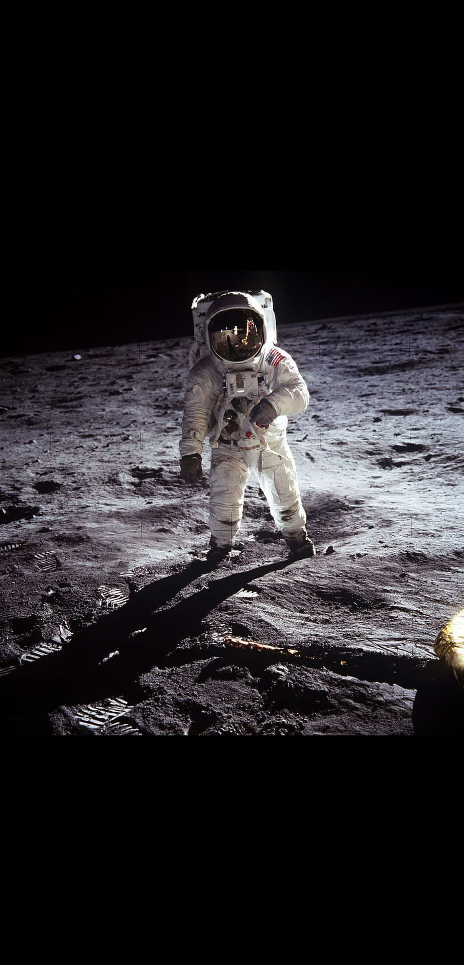 Neil Armstrong Takes His Historic First Step On The Moon Wallpaper