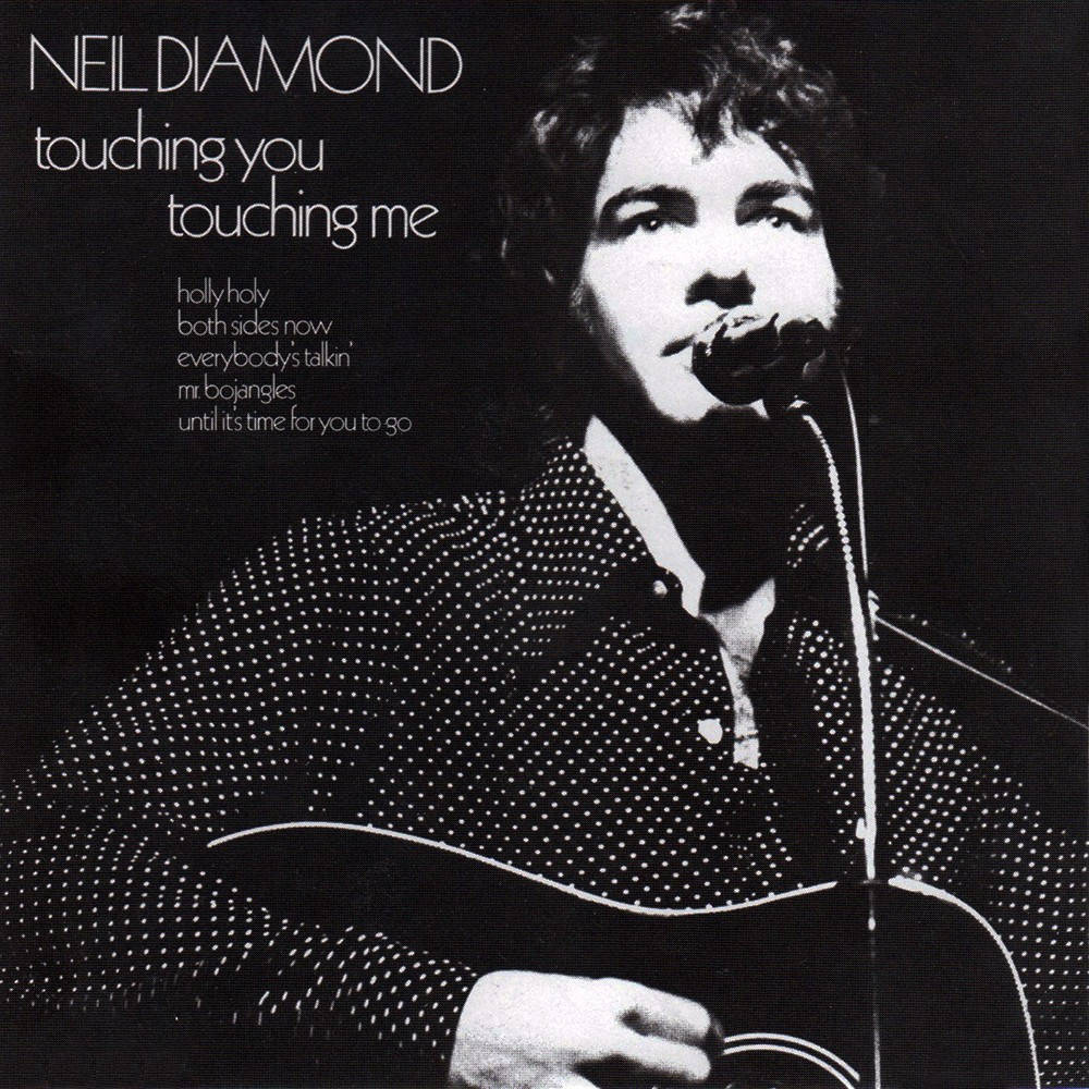 Neil Diamond with his Classic Album "Touching You, Touching Me" Wallpaper