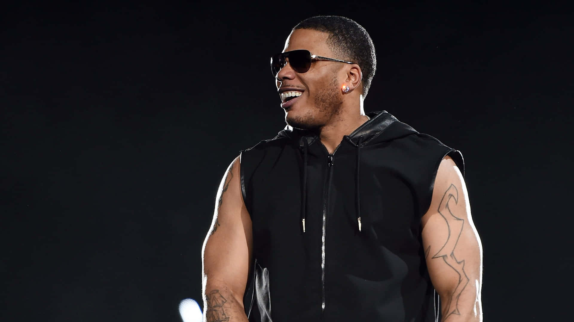 Nelly During Concert At Sangamon County Fair 2021 Wallpaper