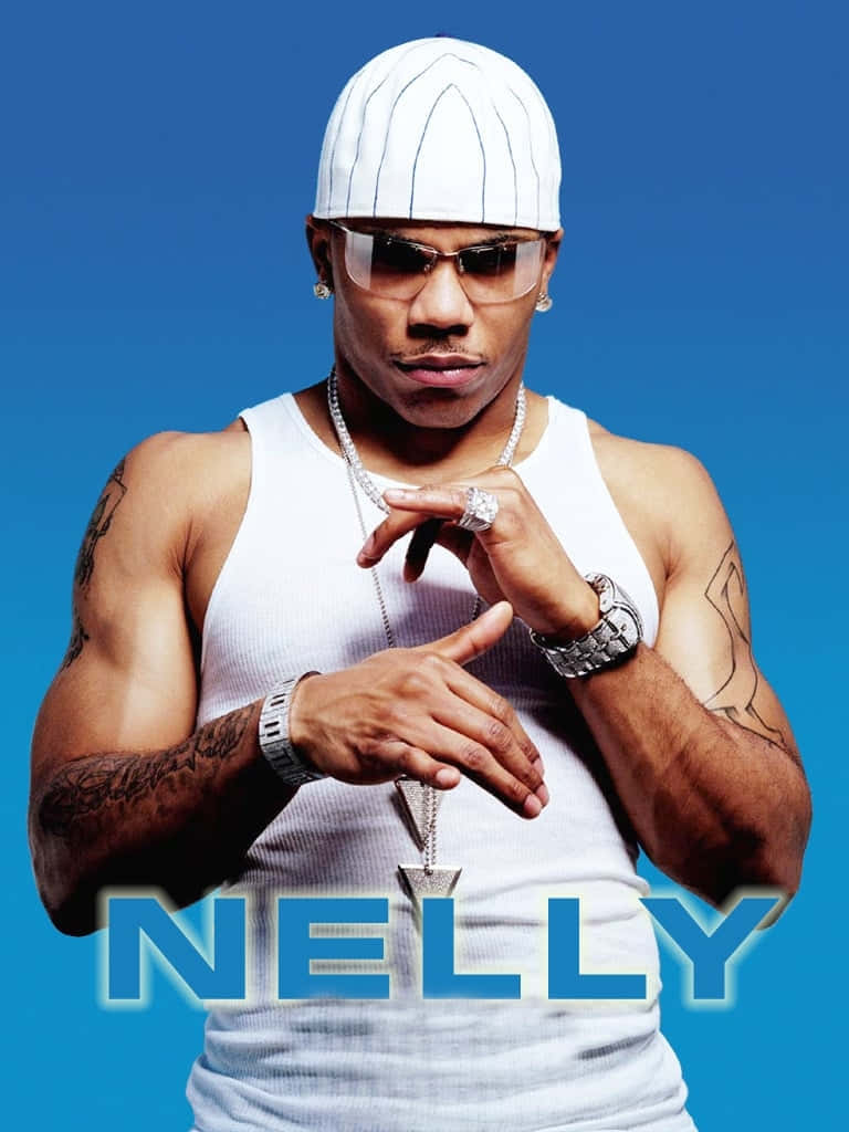 Nellyposiert Auf Dem Album Sweat. Wallpaper