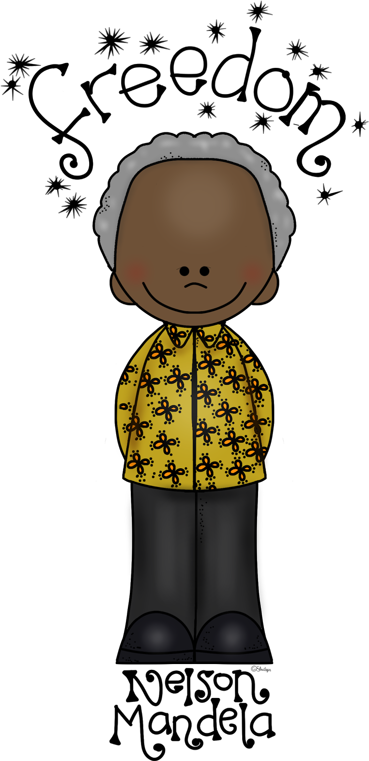 Nelson Mandela Cartoon Freedom Illustration PNG