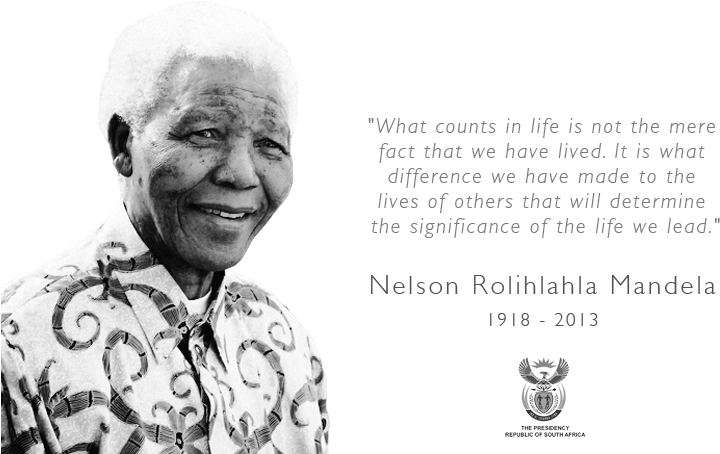 Download Nelson Mandela Quote Tribute | Wallpapers.com