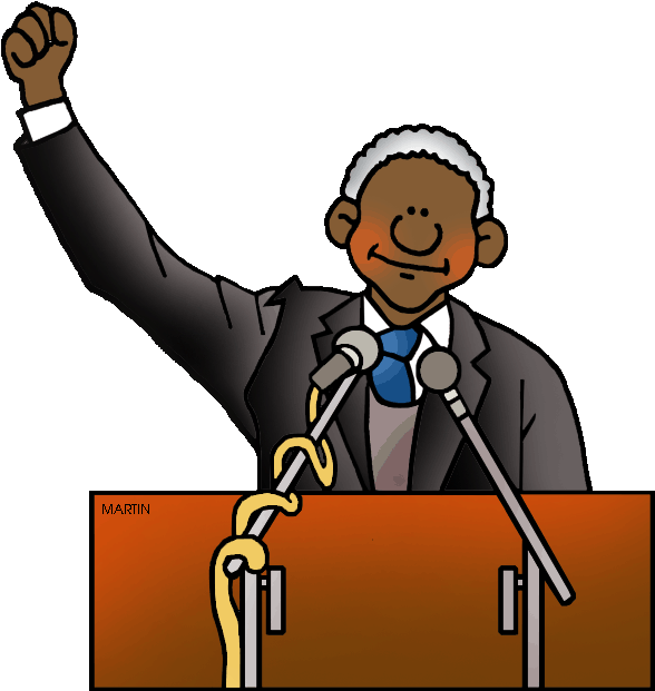 Nelson Mandela Speech Illustration PNG