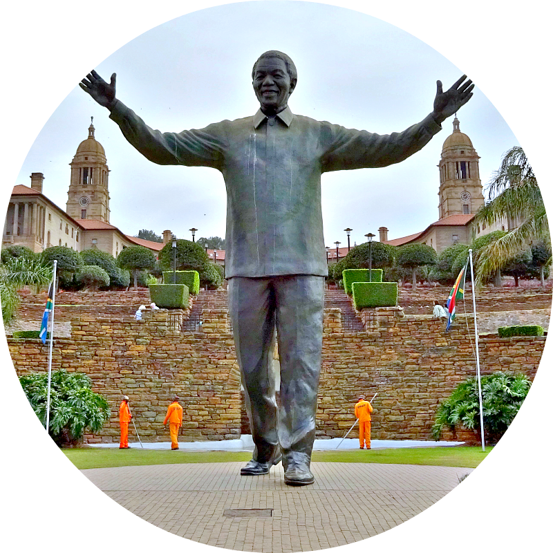 Nelson Mandela Statue Union Buildings PNG