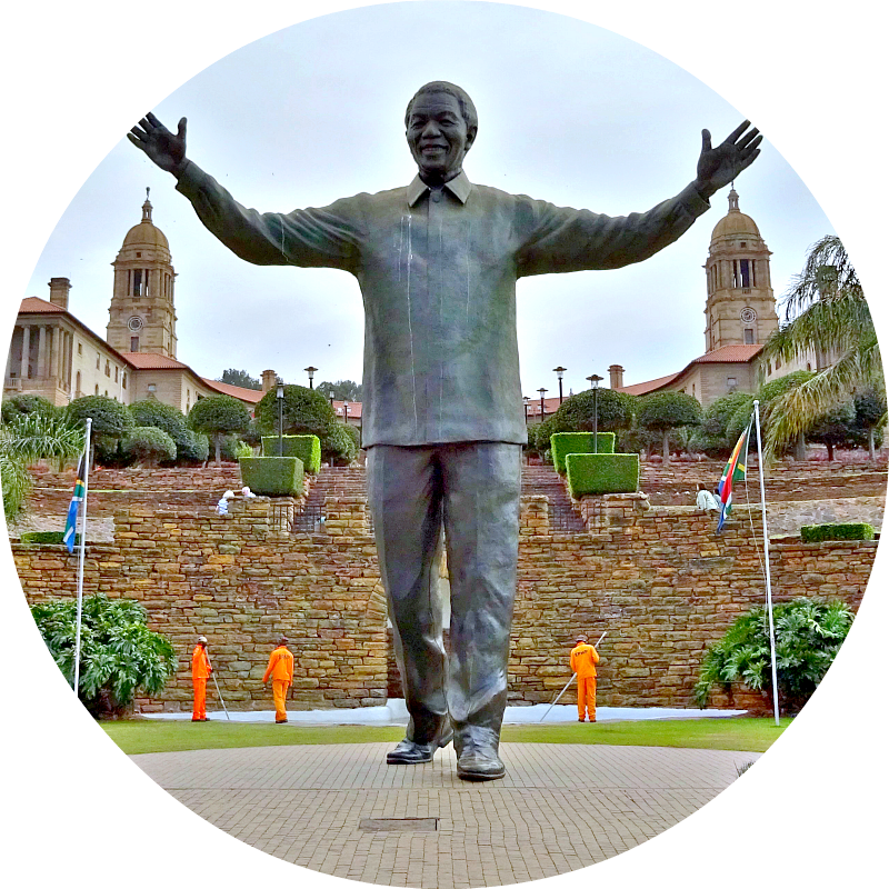 Download Nelson Mandela Statue Union Buildings | Wallpapers.com