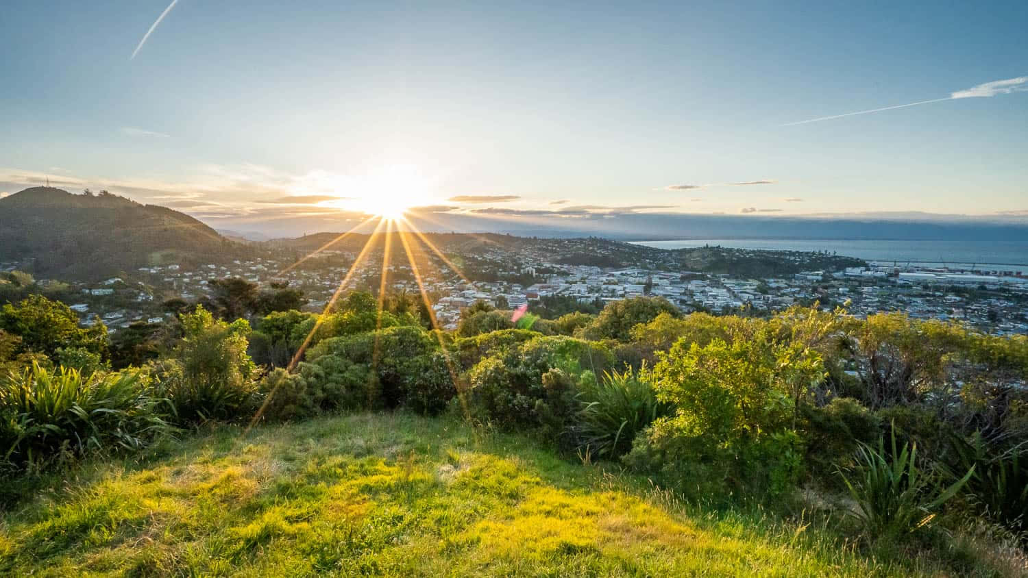 Nelson New Zealand Sunset View Wallpaper