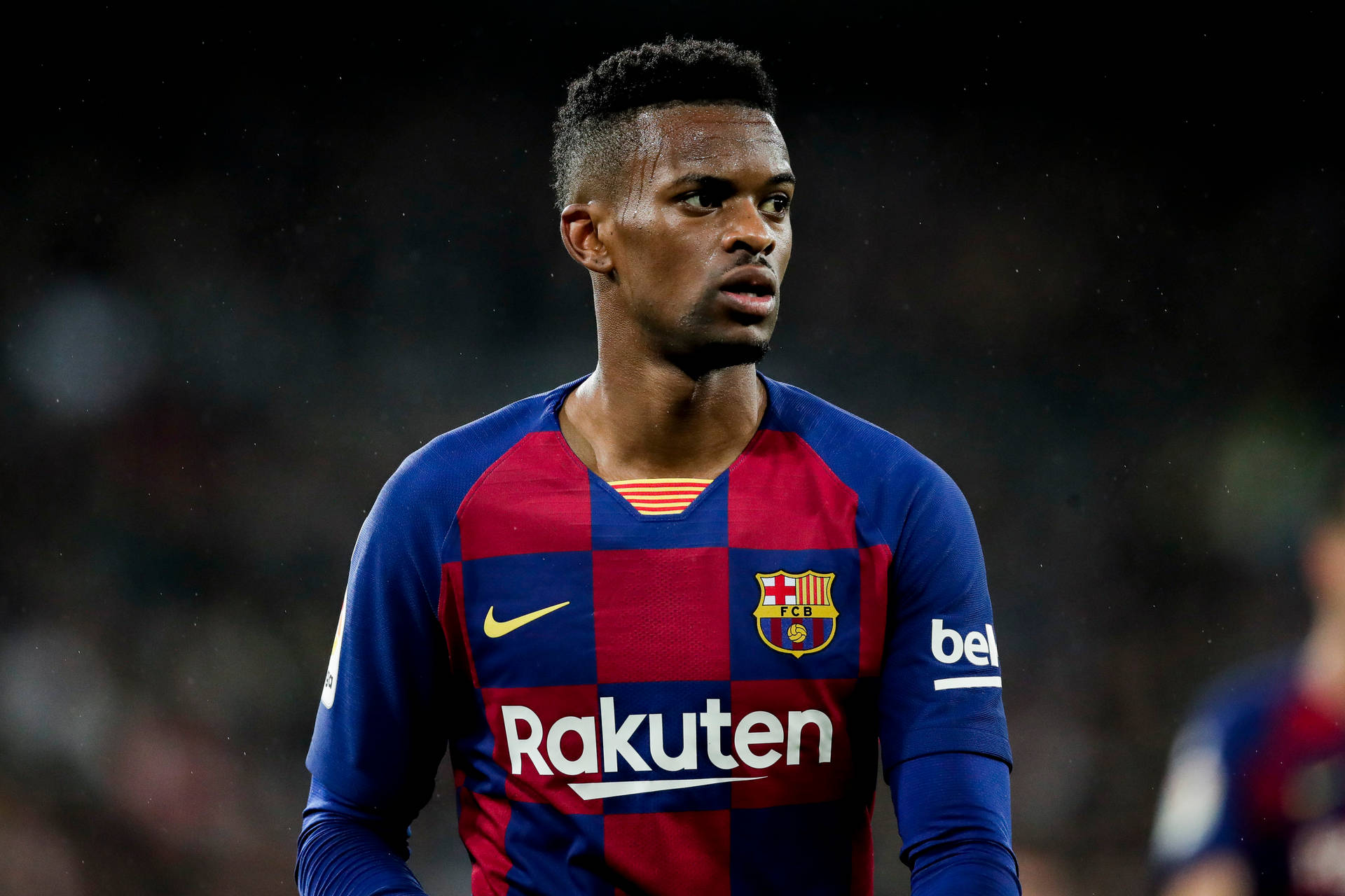 Nelson Semedo Looking To The Right Wallpaper