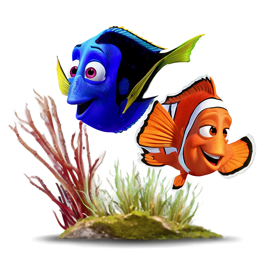 Download Nemo And Dory Png Syo17 | Wallpapers.com