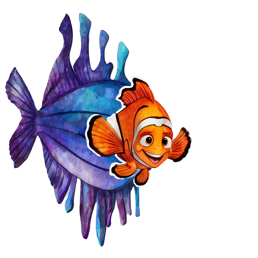 Nemo Watercolor Png Vlm PNG
