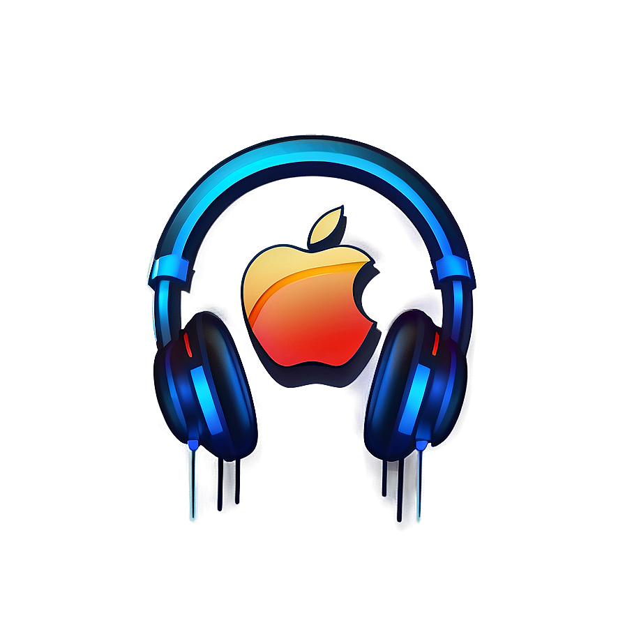 Neon Apple Music Logo Png Oyv62 PNG