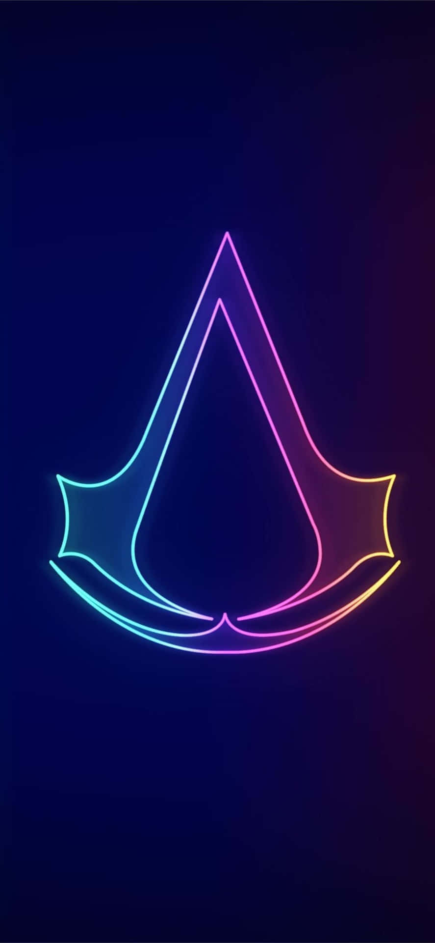 Neon Assassins Creed Logo Wallpaper Wallpaper