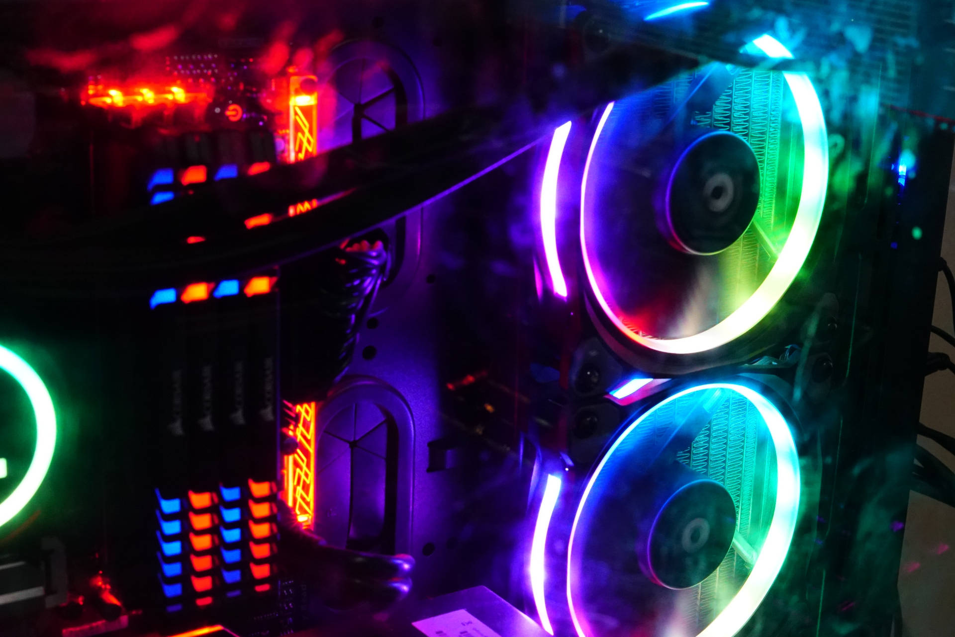 Illuminate your computer with the glow of neon Wallpaper
