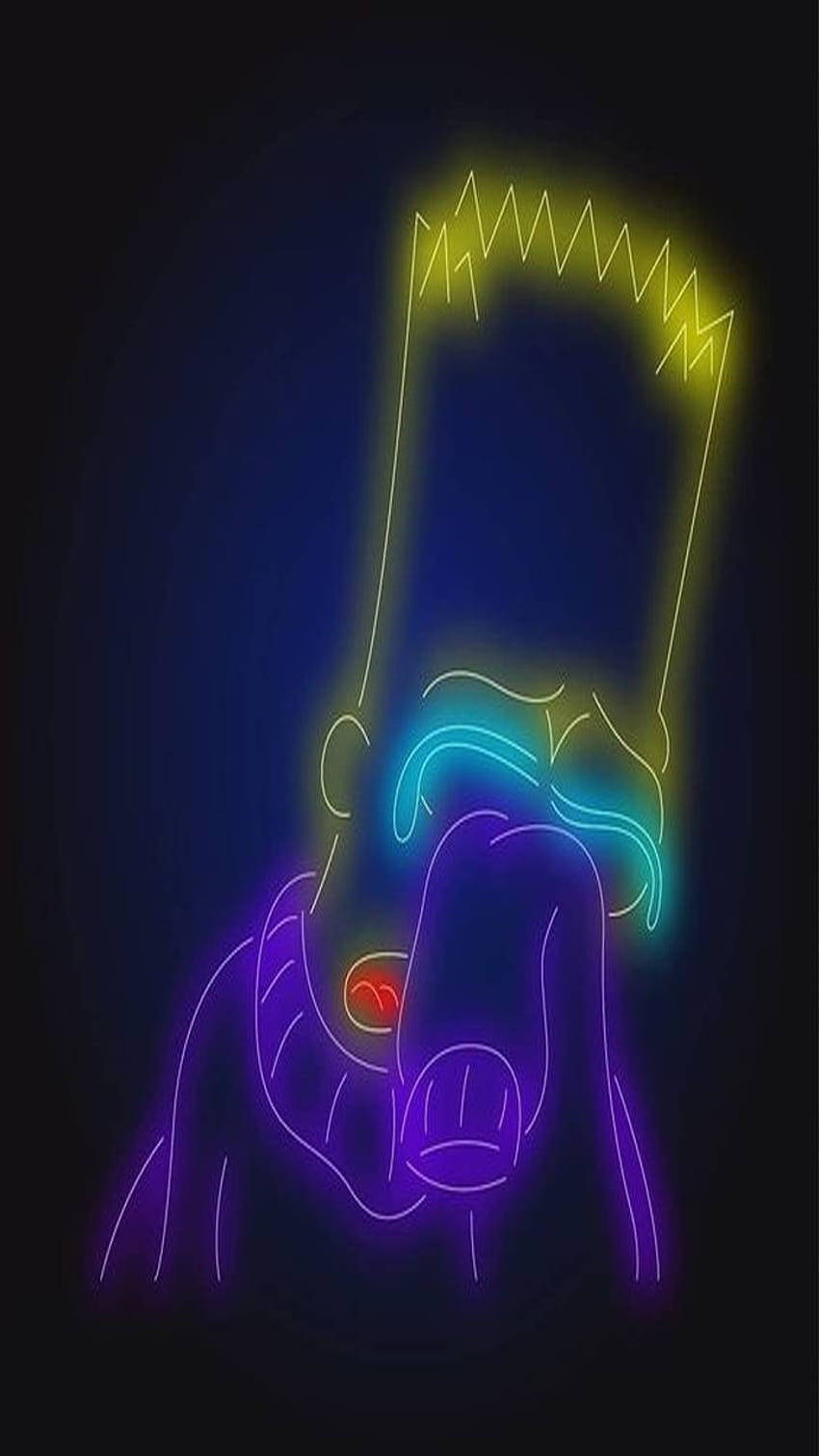 Neonbart Sorgsen. Wallpaper