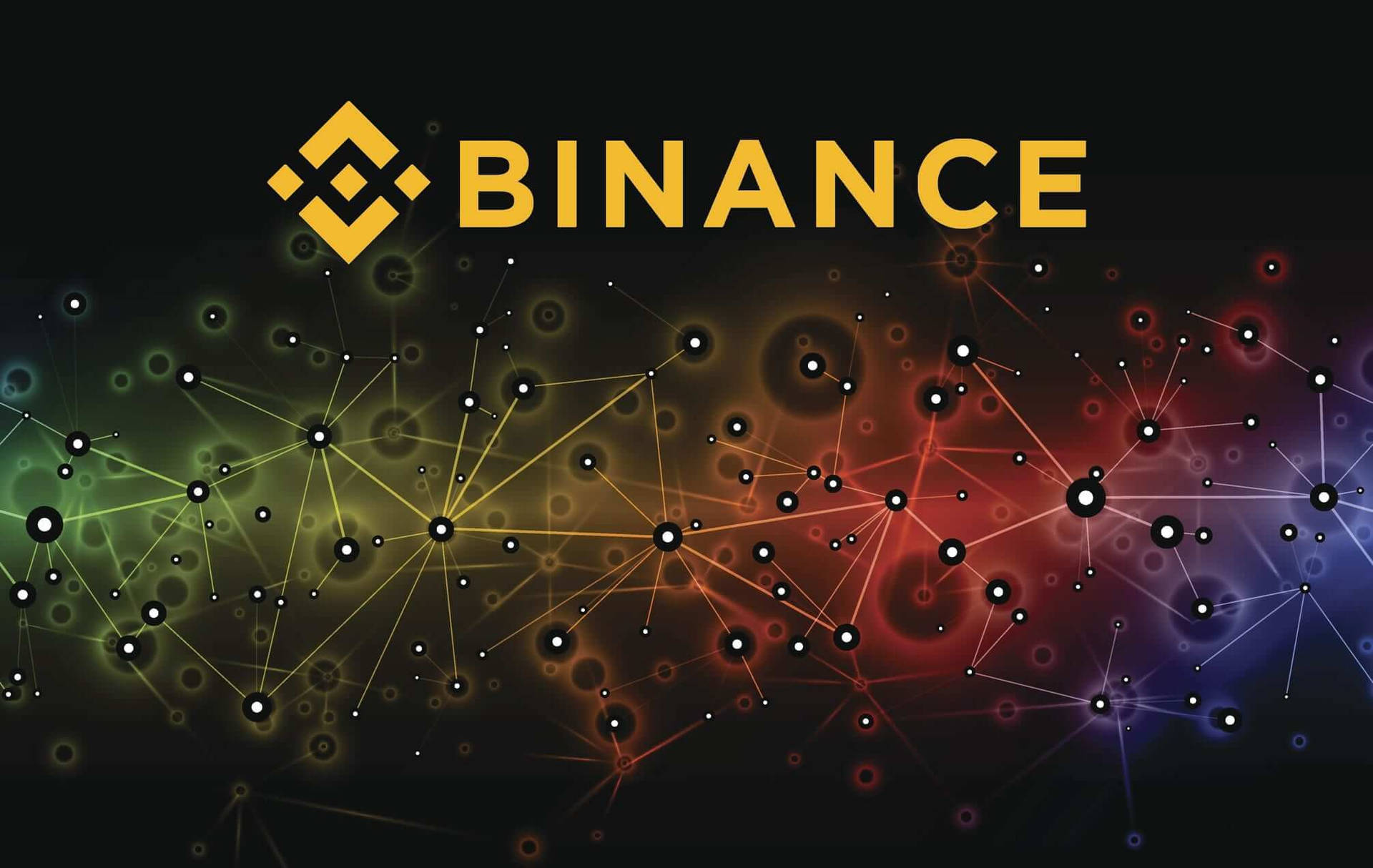 Neon Binance Connections Background