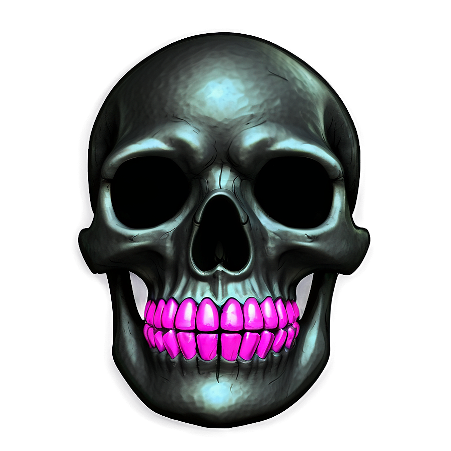 Neon Black Skull Png 46 PNG