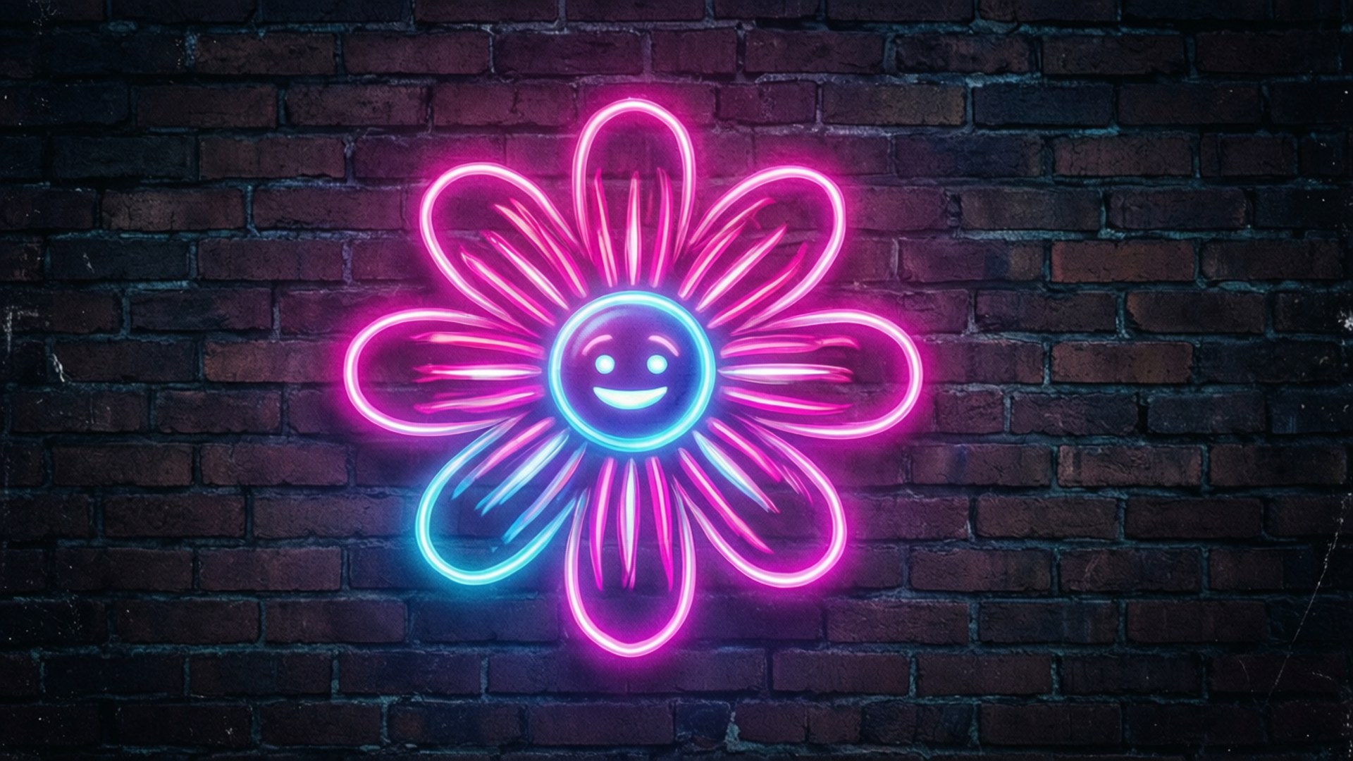 Neon Bloom Wallpaper