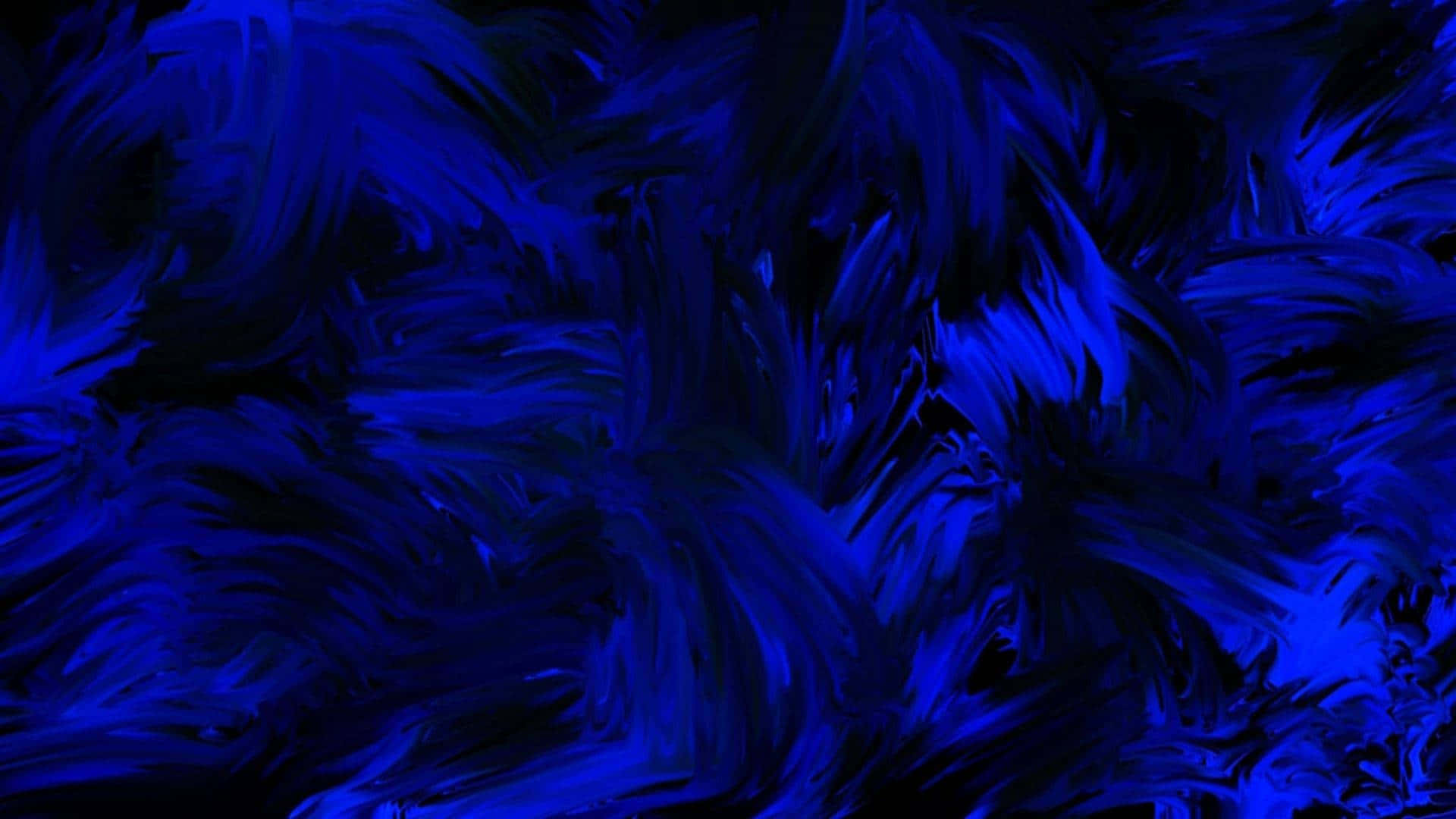Bright Neon Blue Background