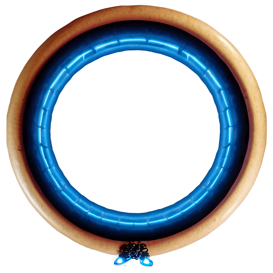 Download Neon Blue Circle Png 05252024 | Wallpapers.com