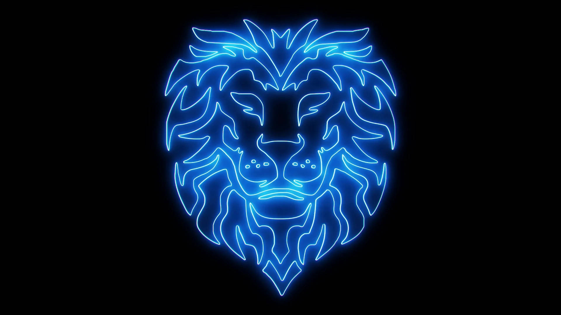Download Lion - Lion Logo Blue PNG Image with No Background - PNGkey.com