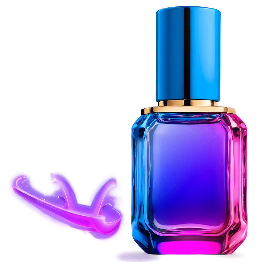 Neon Bright Perfume Bottle Png 06212024 PNG