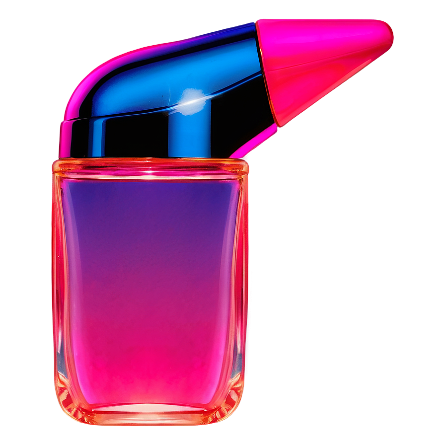 Neon Bright Perfume Bottle Png 9 PNG