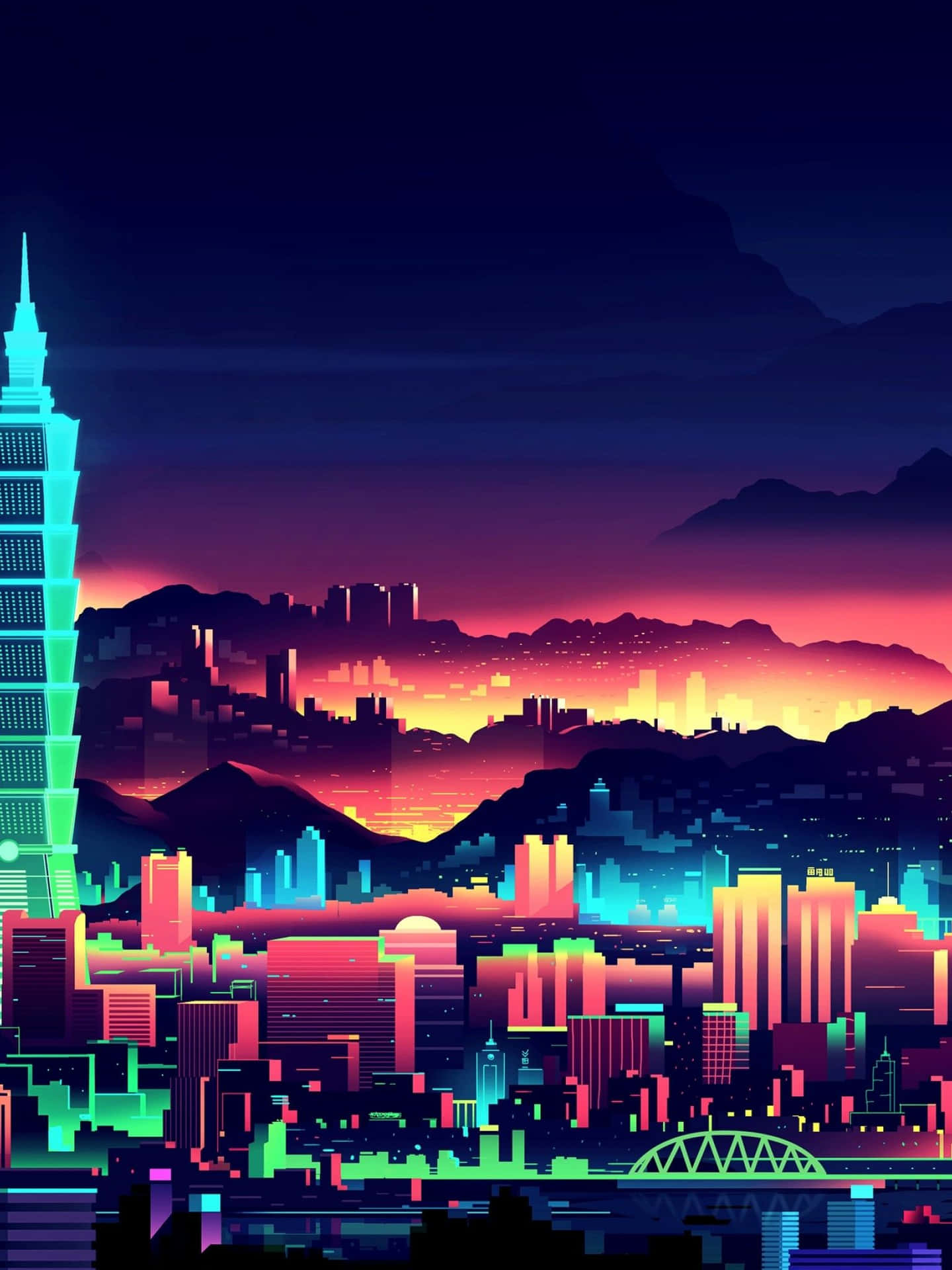 Be mesmerised by the dazzling lights of Neon City