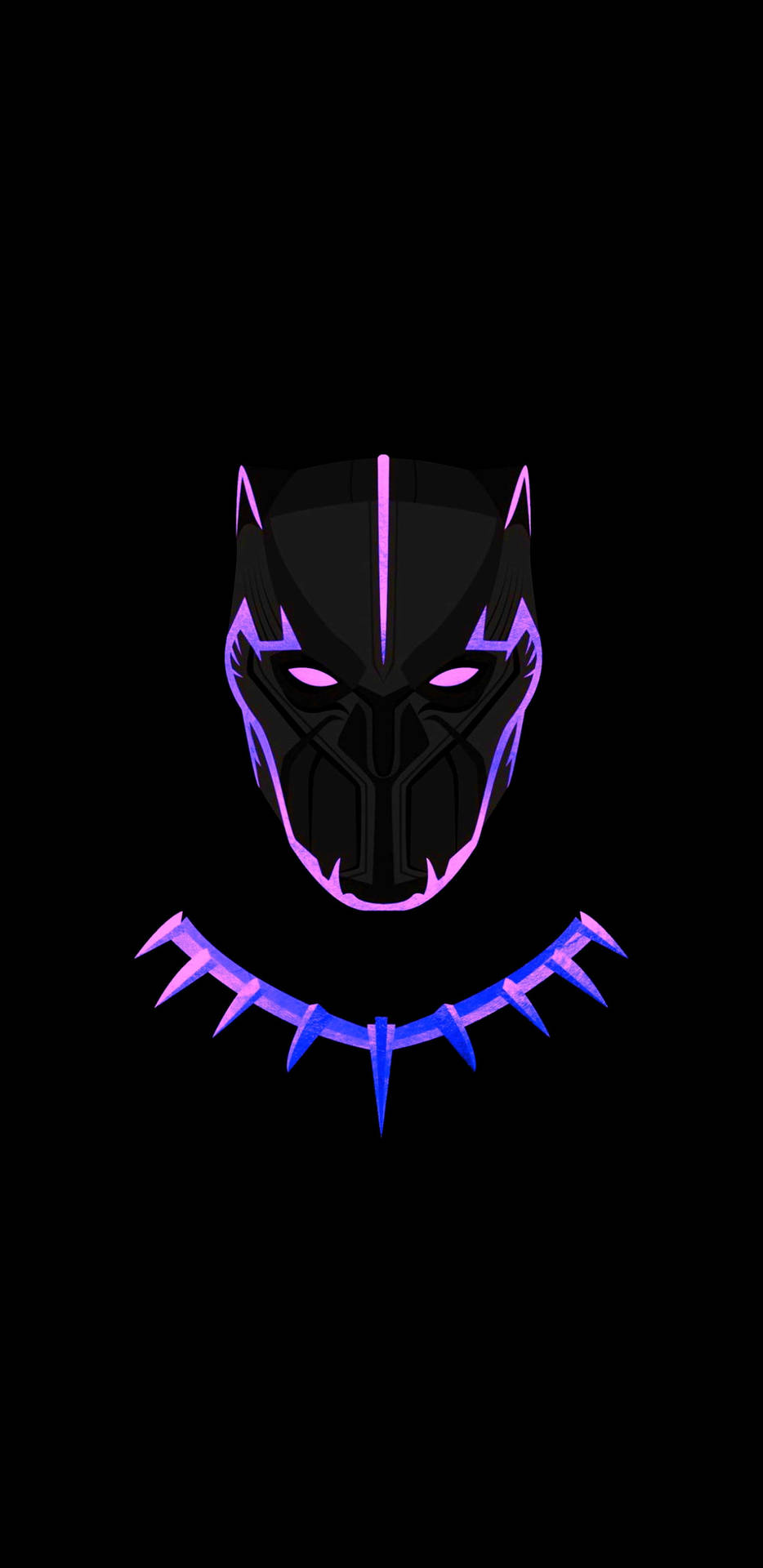 Neon Claw Necklace Black Panther Android