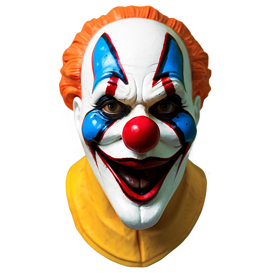 Neon Clown Mask Png 06212024 PNG