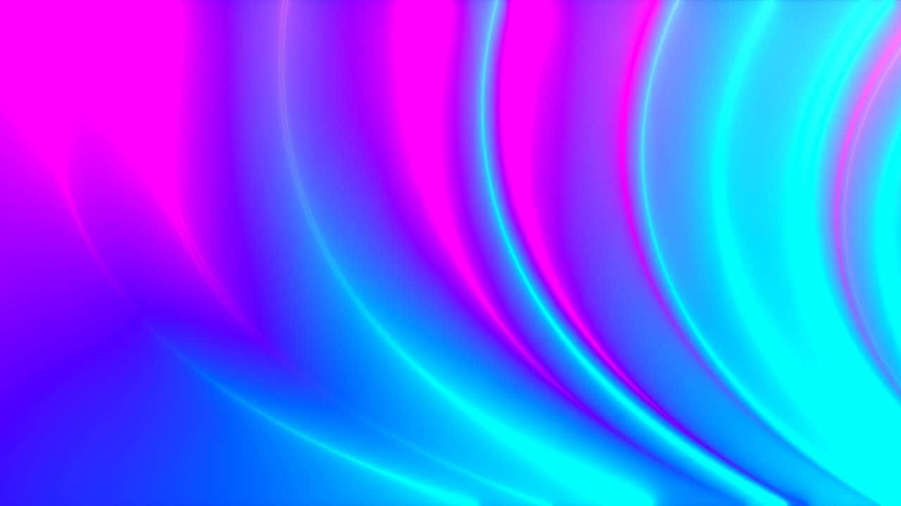 Neonfarver Magenta Cyan Blå Flash Lysegrå Wallpaper