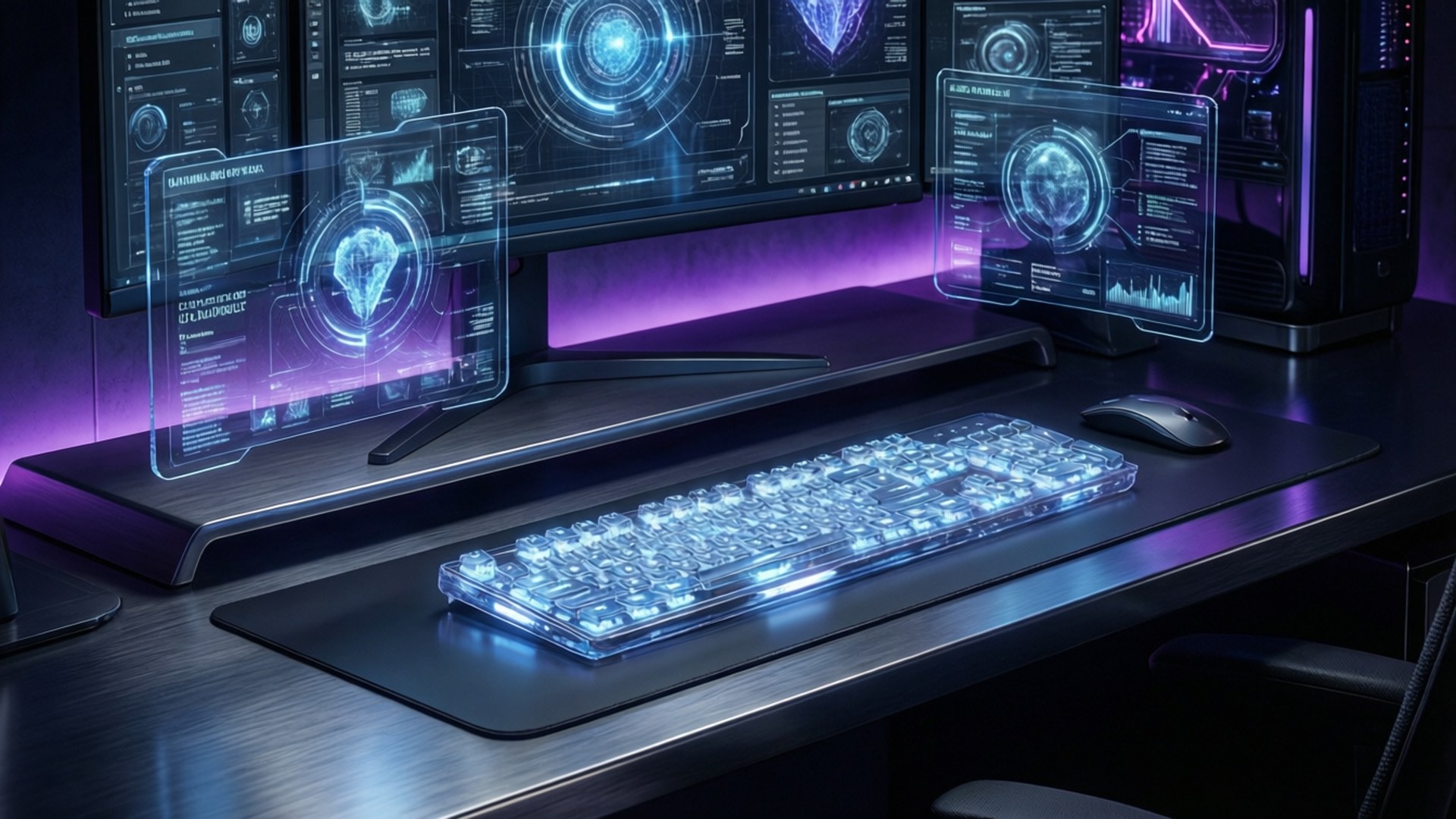 Neon Command Center Taustakuvat