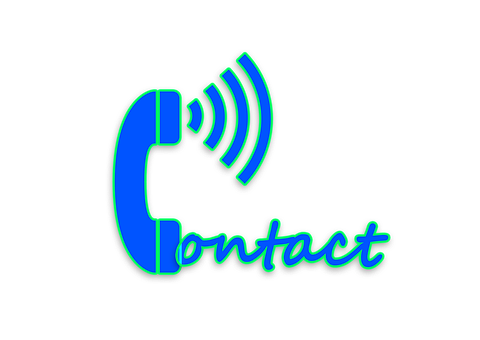 Neon Contact Icon PNG