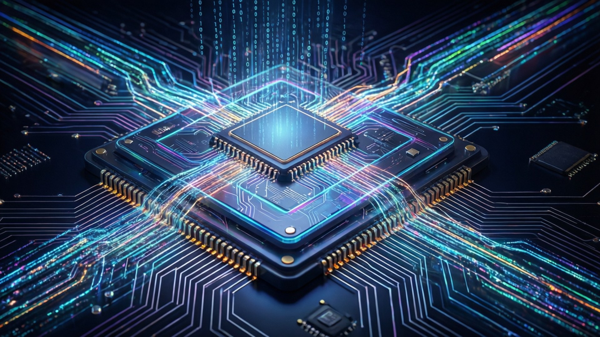 Neon CPU-kjerne Bakgrunner
