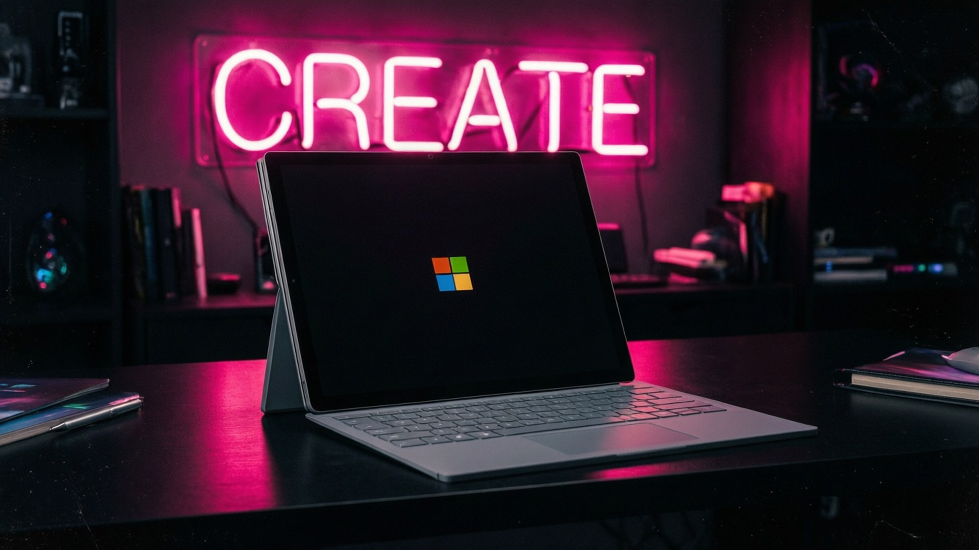 Neon Create Surface Taustakuvat