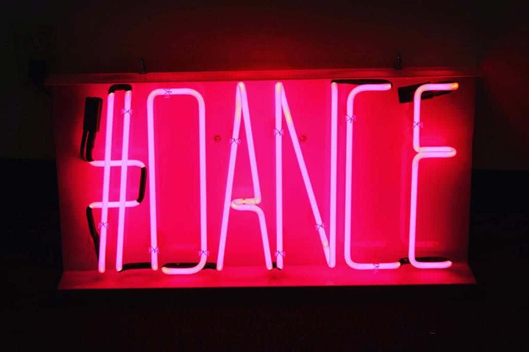 Neon Dance Sign Wallpaper