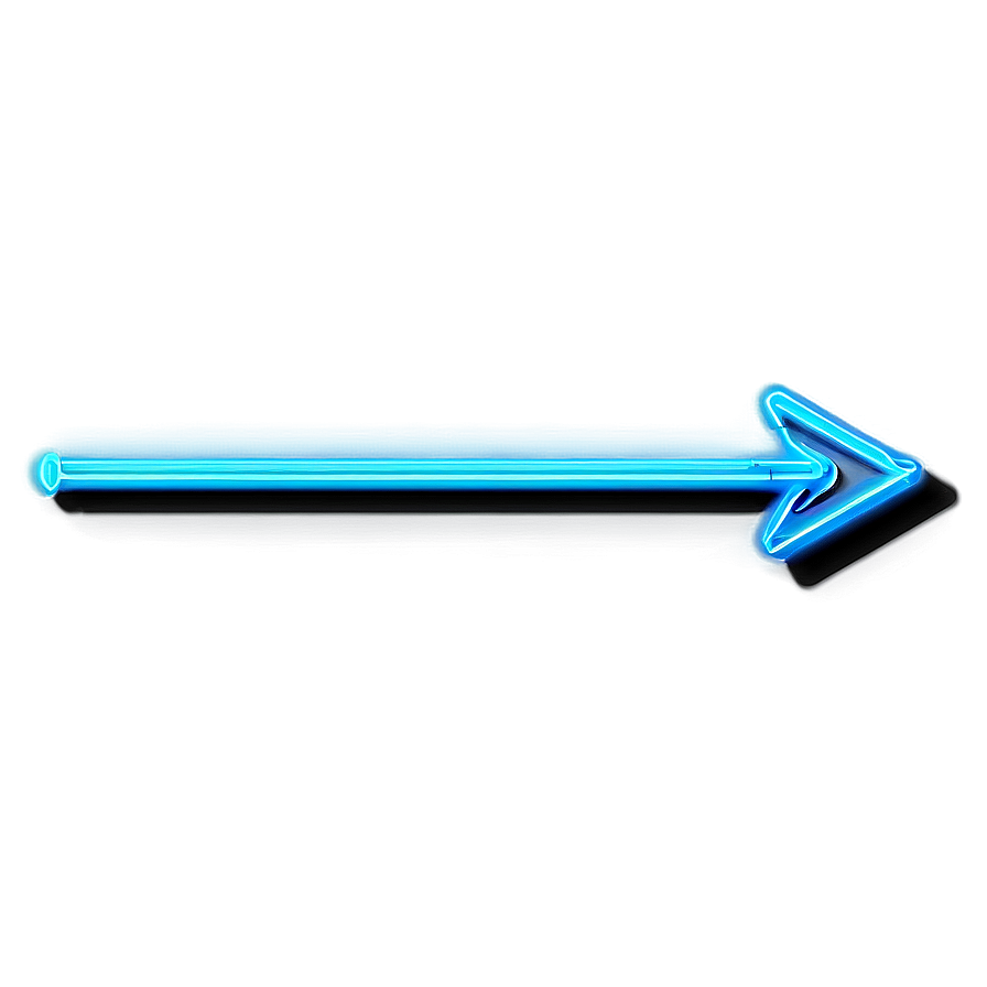 Neon Drawn Arrow Png 76 PNG