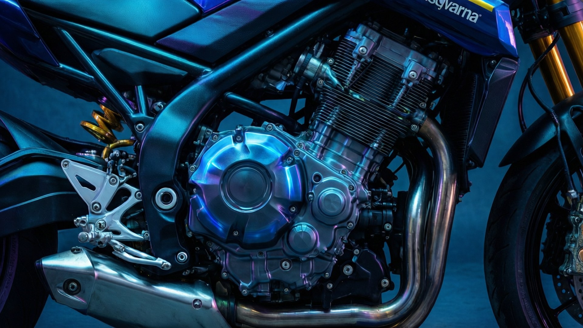 Neon Engine Core Wallpaper