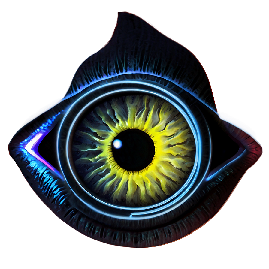 Download Neon Eye Sign Png Lfd | Wallpapers.com