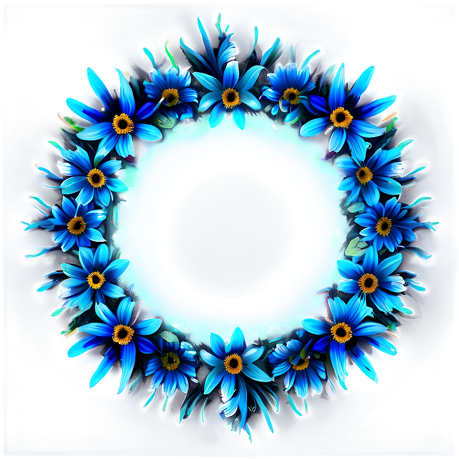 Neon Flower Circle Png 45 PNG