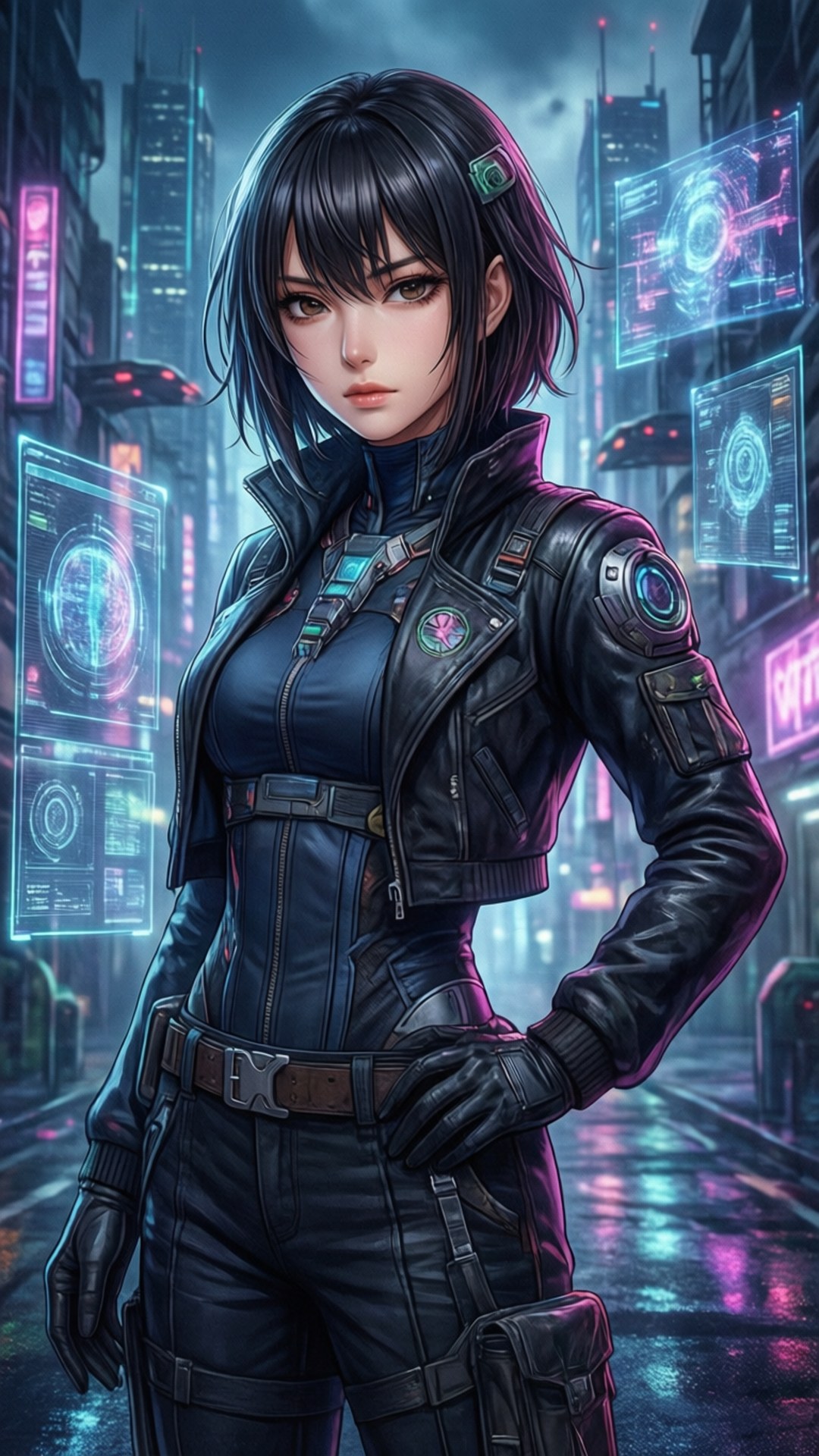 Neon Future Wallpaper