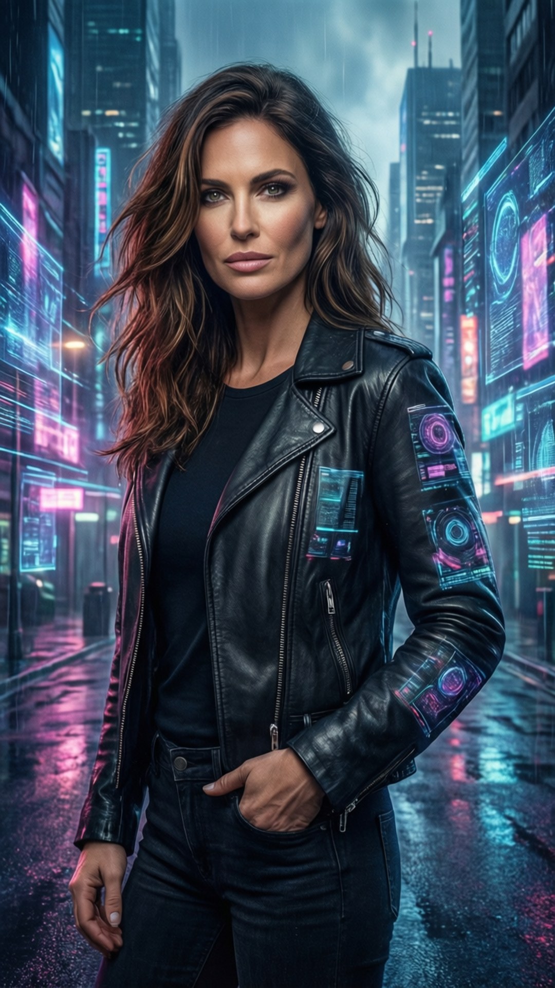Neon Future Bakgrunner