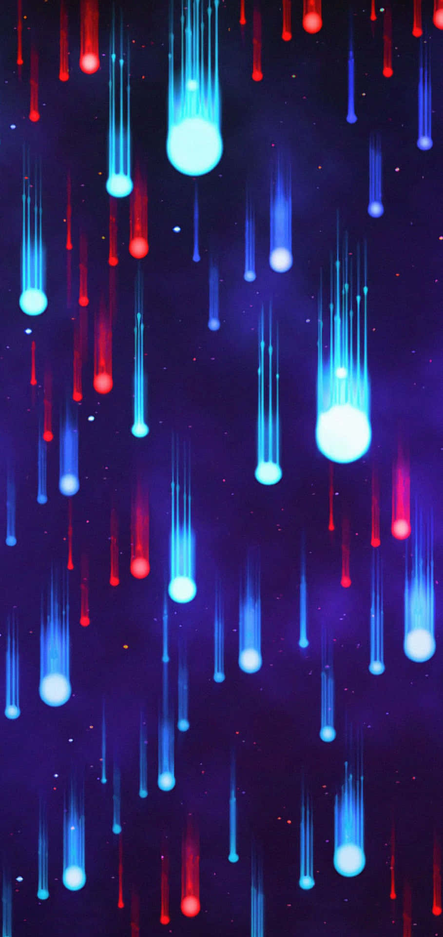 Explore the ultra-modern colors of the Neon Galaxy Wallpaper