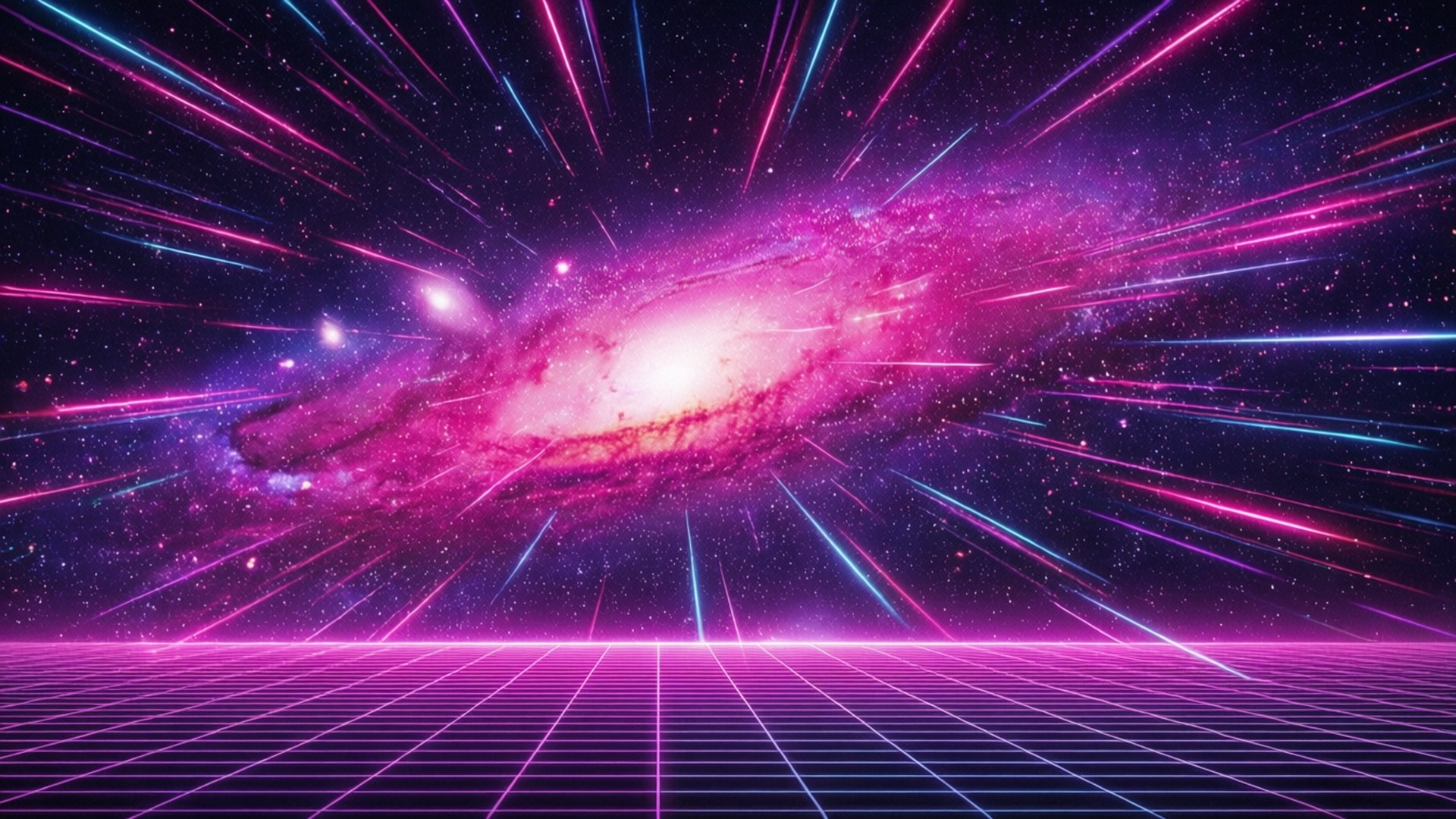 Neon Galaxy Bakgrundsbilder
