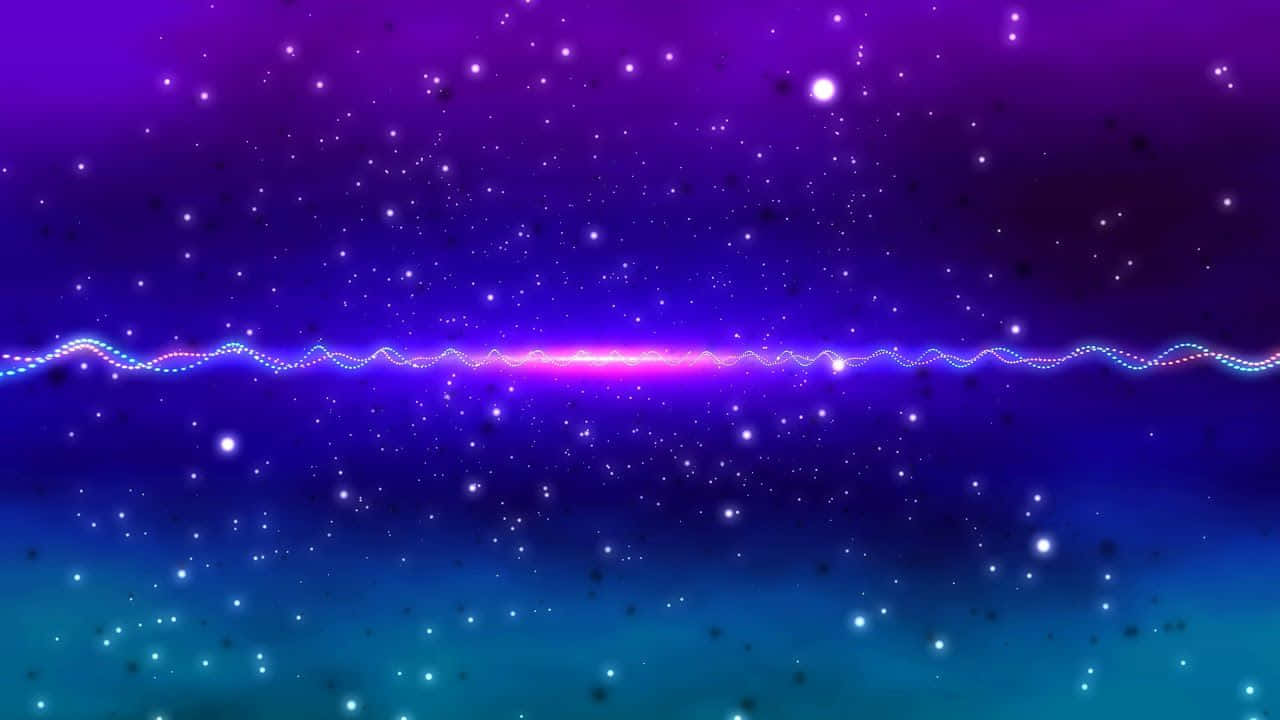 A Purple And Blue Background With A Wave Wallpaper