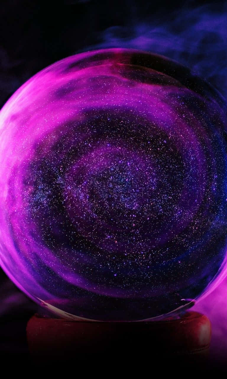 Lys opp din verden med den forbløffende skjønnheten av en Neon Galaxy. Wallpaper