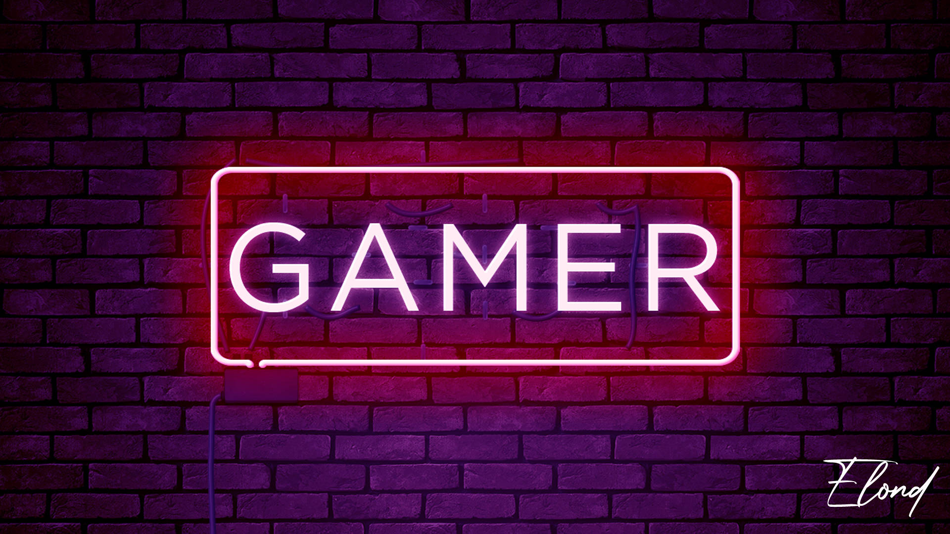 Neon Gamer Sign Picture