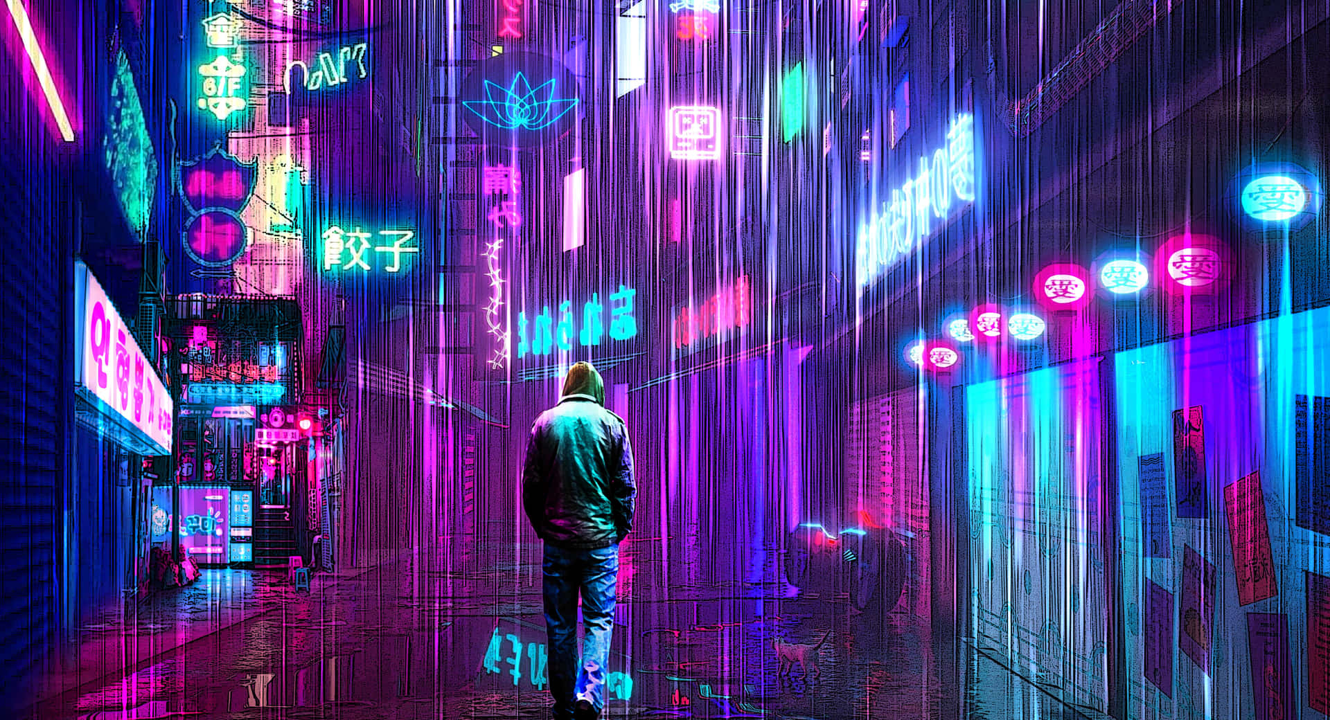 Powered By Neon Wallpaper