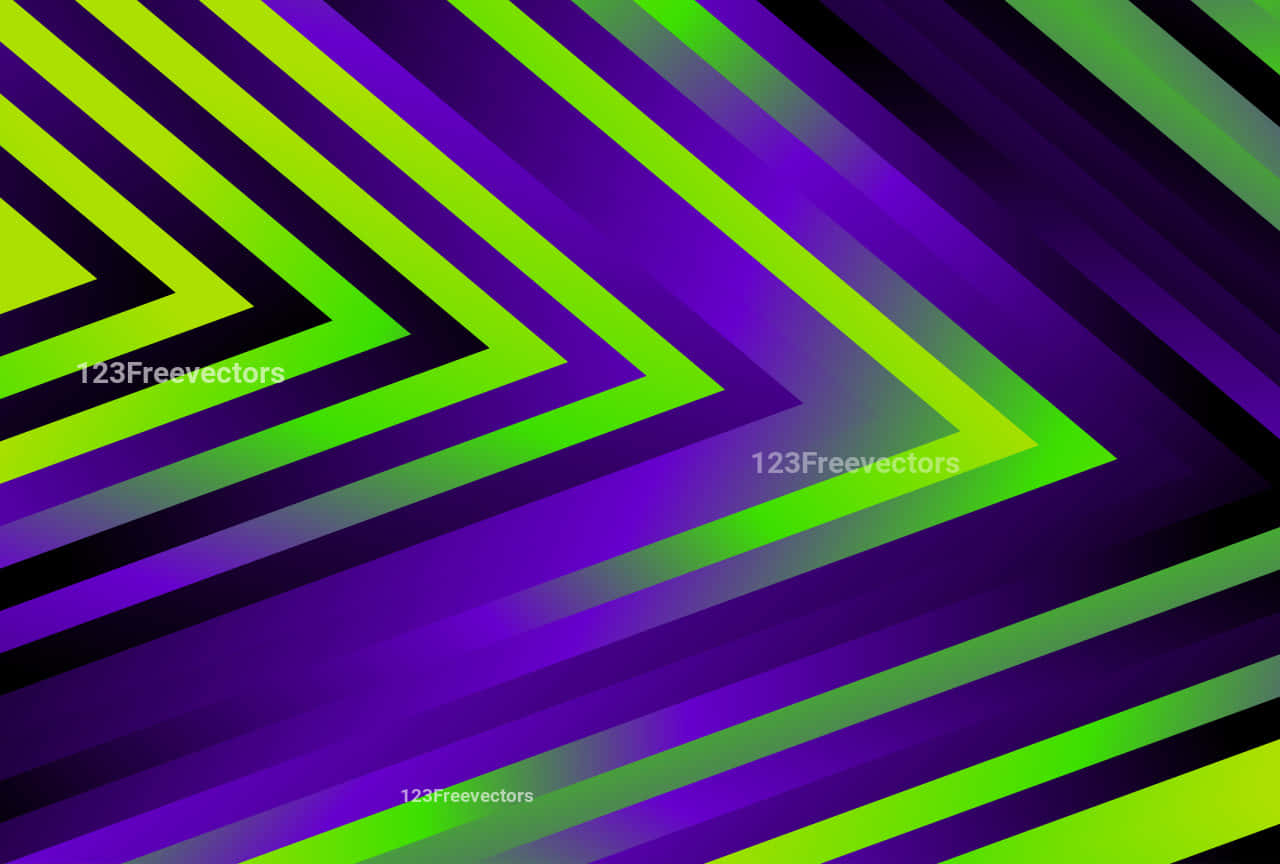 Bright neon colors light up the night Wallpaper